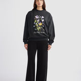 ENA PELLY - Botanic Sweatshirt - Vintage Black