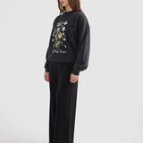 ENA PELLY - Botanic Sweatshirt - Vintage Black