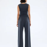 ENA PELLY - Nella Soft Jersey Pant - Vintage Black