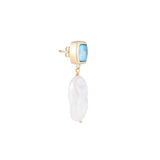 FAIRLEY - Blue Topaz Keshi Drops