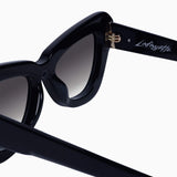 VALLEY EYEWEAR - Lafayette - Gloss Black w. Gold Metal / Black Gradient Lens
