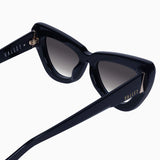 VALLEY EYEWEAR - Lafayette - Gloss Black w. Gold Metal / Black Gradient Lens