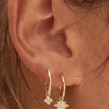 By Charlotte - Luminous Hoops - 18k Gold
