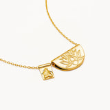 BY CHARLOTTE - Lotus & Little Buddha Necklace