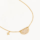 BY CHARLOTTE - Live in Light Lotus Necklace - 18K Gold Vermeil