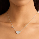 BY CHARLOTTE - Live in Light Lotus Necklace - Sterling Silver