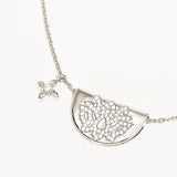 BY CHARLOTTE - Live in Light Lotus Necklace - Sterling Silver