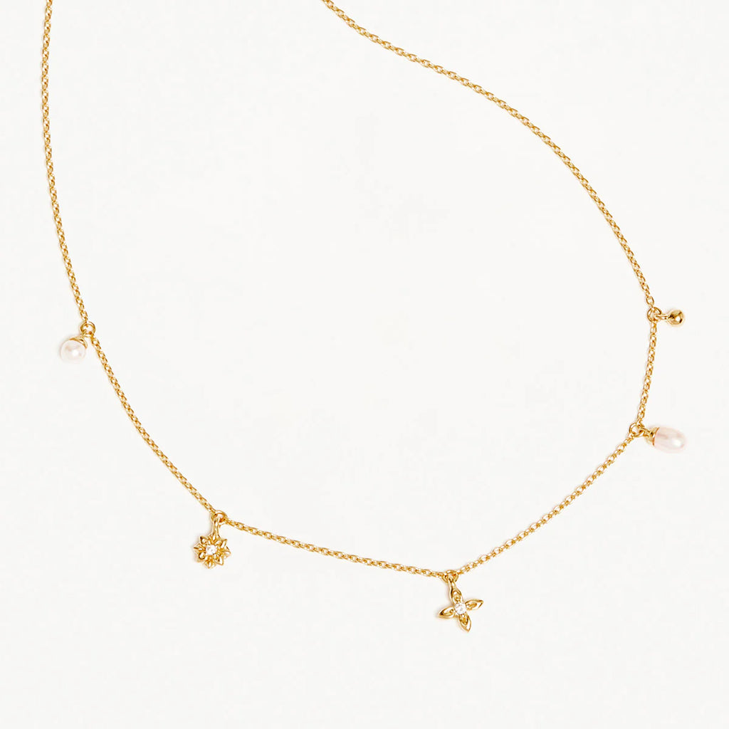 By Charlotte - Live in Peace Choker - 18K Gold Vermeil
