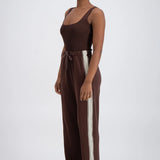 JASMINE ALEXA - Panarea Track Pant - Brown