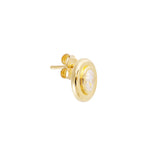 FAIRLEY - Bezel Set Oval Studs