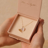 BY CHARLOTTE - Heart Lotus Locket Pendant