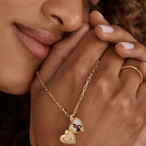 BY CHARLOTTE - Heart Lotus Locket Pendant