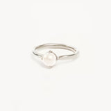 BY CHARLOTTE - Endless Grace Pearl Ring | Silver
