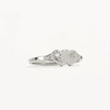BY CHARLOTTE - Forever Intertwined Heart Signet Ring | Silver