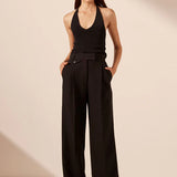 SHONA JOY - Irena High Waisted Tailored Pant - Black