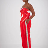 JASMINE ALEXA - Panarea Track Pant - Red