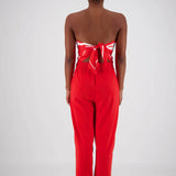 JASMINE ALEXA - Panarea Track Pant - Red