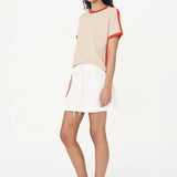 ROWIE - Jessica Cargo Mini Skirt - Bone
