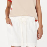 ROWIE - Jessica Cargo Mini Skirt - Bone