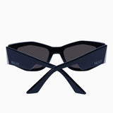 VALLEY EYEWEAR - Valiant Gloss Black W /Silver Metal / Black Lens