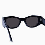 VALLEY EYEWEAR - Valiant Gloss Black W /Silver Metal / Black Lens