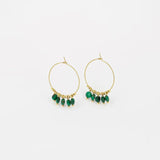 ZAG BIJOUX - Zoe Earring - Malachite