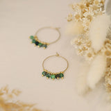 ZAG BIJOUX - Zoe Earring - Malachite