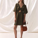 SANCIA - The Bria Dress - Moss