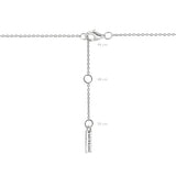 MURKANI - Mother of Pearl Harmony Necklace - Silver