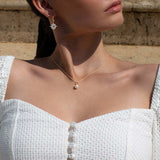 MURKANI - Desert Flower - Pearl Necklace | Gold