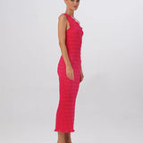 L'IDÉE - Gigi Smocking Gown - Punch
