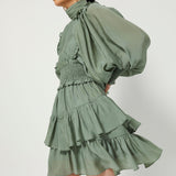 ELLIATT - Inversion Dress - Eucalyptus
