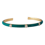 FAIRLEY - Cactus Enamel Cuff