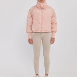 TOAST SOCIETY - Neptune Puffer Jacket/Vest - Chalk Pink