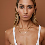 PORTER - Hailey Snake Necklace - Short / 4mm