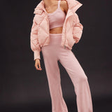 TOAST SOCIETY - Neptune Puffer Jacket/Vest - Chalk Pink