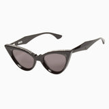 VALLEY EYEWEAR - Raven Crystal - Gloss Black / Swarovski Crystals / Black Lens