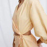 SIGNIFICANT OTHER - Kara Midi Dress - Peach Mix