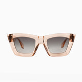 VALLEY EYEWEAR - Soho - Transparent Pink / Black Gradient Lens