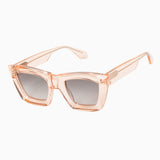 VALLEY EYEWEAR - Soho - Transparent Pink / Black Gradient Lens