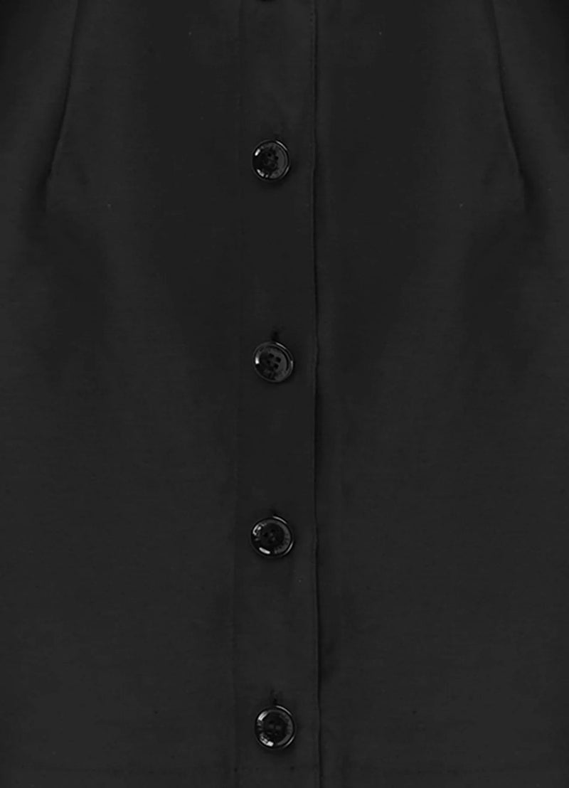 Leo Lin - The Fields Linen Mini Dress - Black
