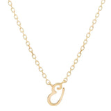 BY CHARLOTTE - 14k Gold Love Letter Necklace "E"