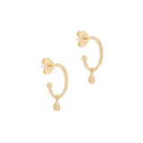 BY CHARLOTTE - Divine Grace Hoops - 18k Gold Vermeil