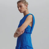 SHONA JOY - Leilani Round Neck Mini Dress - Pacific