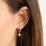 By Charlotte - Dancing in Starlight Hoops - Silver