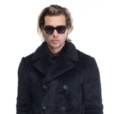 VALLEY EYEWEAR - Prisoner - Gloss Black / Silver Metal Trim / Black Lens