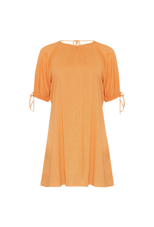Girl And The Sun - Tish Mini Dress - Sunset Orange