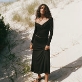 DOMINIQUE HEALY - Mae Wrap - Black