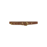 SPELL - Tempest Studded Suede Belt - Tan