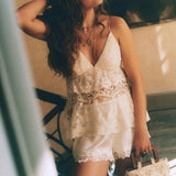 SPELL - Dubois Lace Short - Pearl
